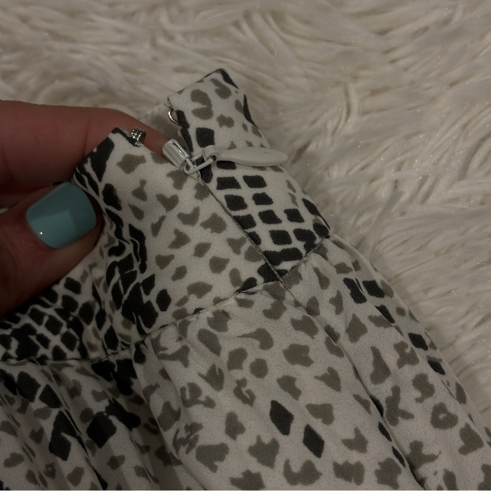 J. Crew Animal Print Snakeskin Python Pleated Midi Skirt Size 0p NWOT - Picture 10 of 13
